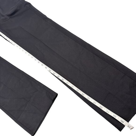 Nordstrom Men's Tech-Smart Trim Fit Trousers Wool Blend Black Pants Size 32 - Picture 3 of 7